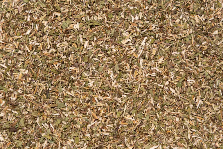 Pfefferminzkraut im Detail als aromatische Duftkomponente